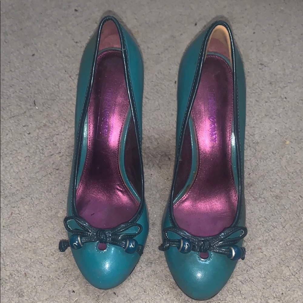 Vintage Coach Shoes blue/green purple
